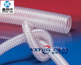 德國進口NORRES PUR351透明鋼絲螺旋增強（qiáng） 吸塵 通風軟管